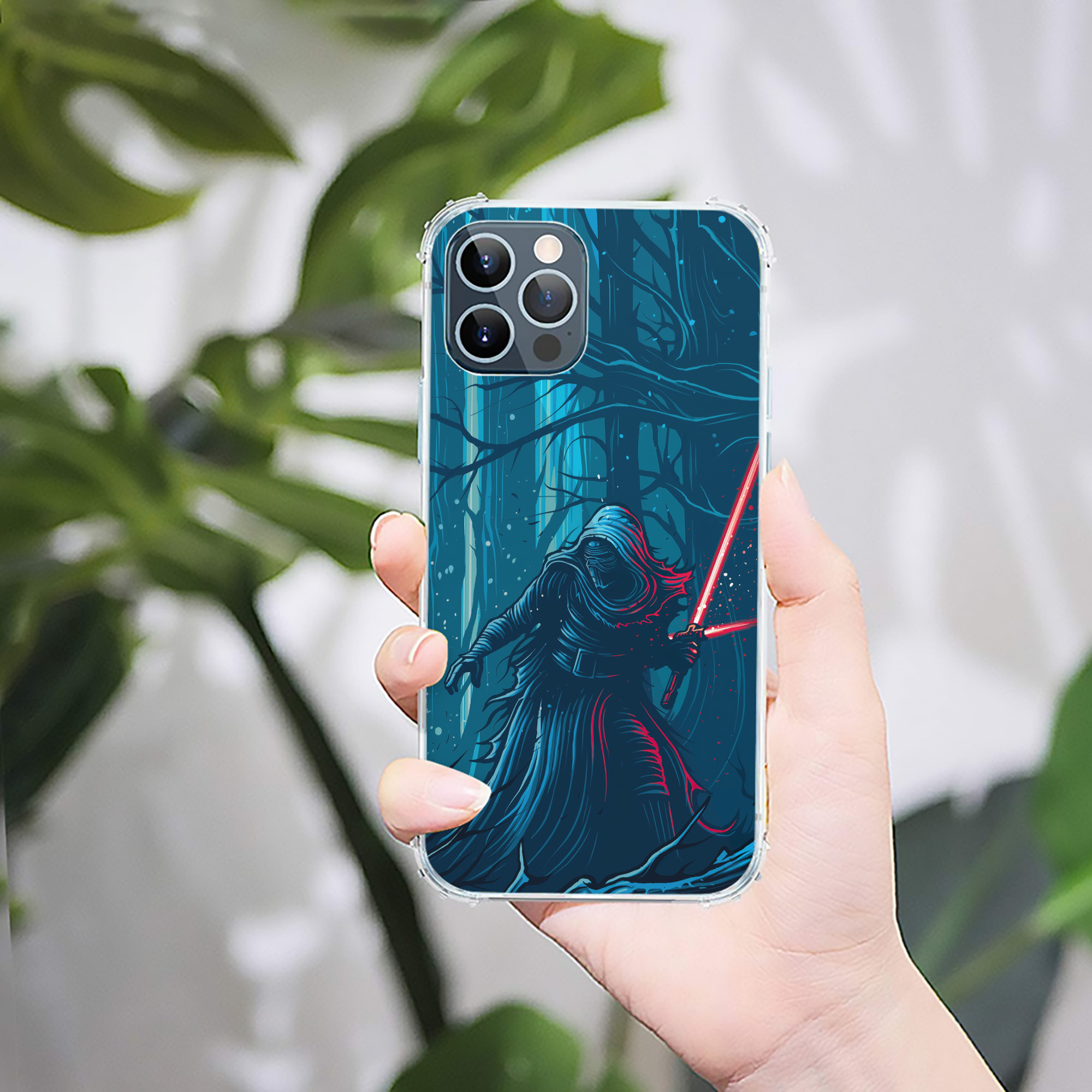 （画像用） スター・ウォーズ Star Wars 【iPhone 12シリーズ対応】透明スマホケース（クリアソフトケース）